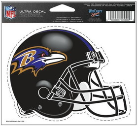 Baltimore Ravens Decal 5x6 Ultra Color