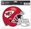 Kansas City Chiefs Decal 5x6 Ultra Color