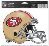 San Francisco 49ers Decal 5x6 Ultra Color