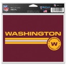 Washington Football Team Decal 5x6 Multi Use Color