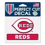 Cincinnati Reds Decal 4.5x5.75 Perfect Cut Color