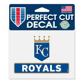 Kansas City Royals Decal 4.5x5.75 Perfect Cut Color