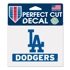 Los Angeles Dodgers Decal 4.5x5.75 Perfect Cut Color