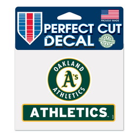 Oakland Athletics Decal 4.5x5.75 Perfect Cut Color