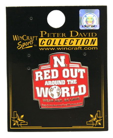 Nebraska Cornhuskers Collector Pin - Red Out