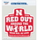Nebraska Cornhuskers Decal 8x8 Die Cut Color Red Out
