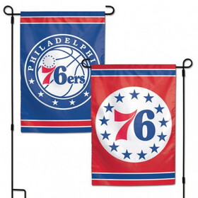 Philadelphia 76ers Flag 12x18 Garden Style 2 Sided
