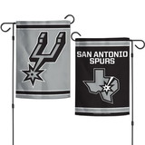 San Antonio Spurs Flag 12x18 Garden Style 2 Sided