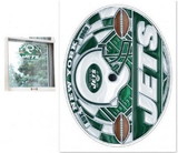 New York Jets Decal 11x17 Multi Use stained Glass Style
