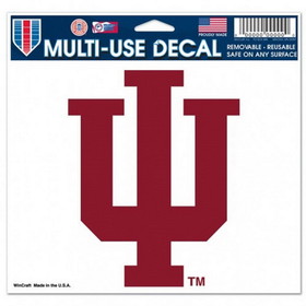 Indiana Hoosiers Decal 5x6 Ultra Color