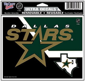 Dallas Stars Decal 5x6 Ultra Color