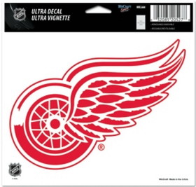 Detroit Red Wings Decal 5x6 Ultra Color