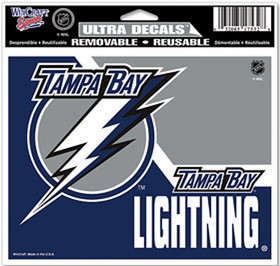 Tampa Bay Lightning Decal 5x6 Multi Use Color