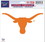 Texas Longhorns Decal 5x6 Ultra Color