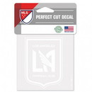 Los Angeles FC Decal 4x4 Perfect Cut White