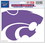 Kansas State Wildcats Decal 5x6 Ultra Color