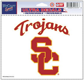 USC Trojans Decal 5x6 Ultra Color