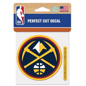 Denver Nuggets Decal 4x4 Perfect Cut Color