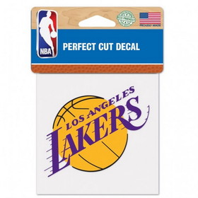 Los Angeles Lakers Decal 4x4 Perfect Cut Color
