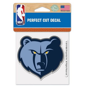 Memphis Grizzlies Decal 4x4 Perfect Cut Color
