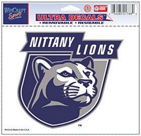 Penn State Nittany Lions Decal 5x6 Ultra Color