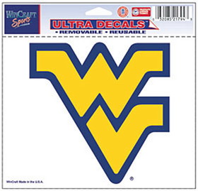 West Virginia Mountaineers Decal 5x6 Ultra Color