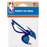 Charlotte Hornets Decal 4x4 Perfect Cut Color