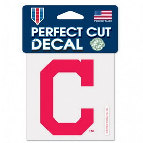 Cleveland Indians Decal 4x4 Perfect Cut Color - C logo