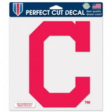 Cleveland Indians Decal 8x8 Die Cut Color
