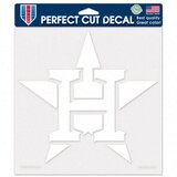 Houston Astros Decal 8x8 Die Cut White