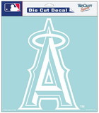 Los Angeles Angels of Anaheim Decal 8x8 Die Cut White