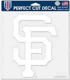 San Francisco Giants Decal 8x8 Die Cut White