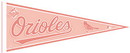 Baltimore Orioles Pennant - Pink