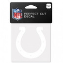 Indianapolis Colts Decal 4x4 Perfect Cut White