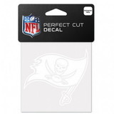 Tampa Bay Buccaneers Decal 4x4 Perfect Cut White