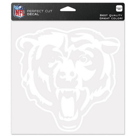 Chicago Bears Decal 8x8 Die Cut White