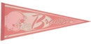 Cleveland Browns Pennant - Pink