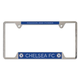 Chelsea Football Club License Plate Frame Metal