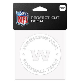 Washington Football Team Decal 4x4 Perfect Cut White