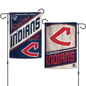 Cleveland Guardians Flag 12x18 Garden Style 2 Sided Cooperstown