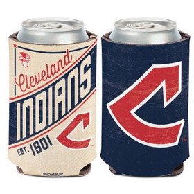 Cleveland Indians Can Cooler Vintage Design