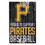 Pittsburgh Pirates Sign 11x17 Wood Proud to Support Design
