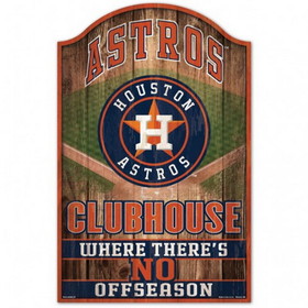 Houston Astros Sign 11x17 Wood Fan Cave Design