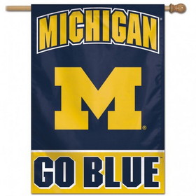 Michigan Wolverines Banner 28x40 Vertical