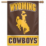 Wyoming Cowboys Banner 28x40 Vertical