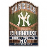 New York Yankees Sign 11x17 Wood Fan Cave Design