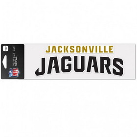 Jacksonville Jaguars Decal 3x10 Perfect Cut Color Wordmark