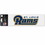 St. Louis Rams Decal 3x10 Perfect Cut Wordmark Color