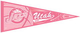 Utah Jazz Pennant - Pink