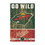 Minnesota Wild Sign 11x17 Wood Slogan Design